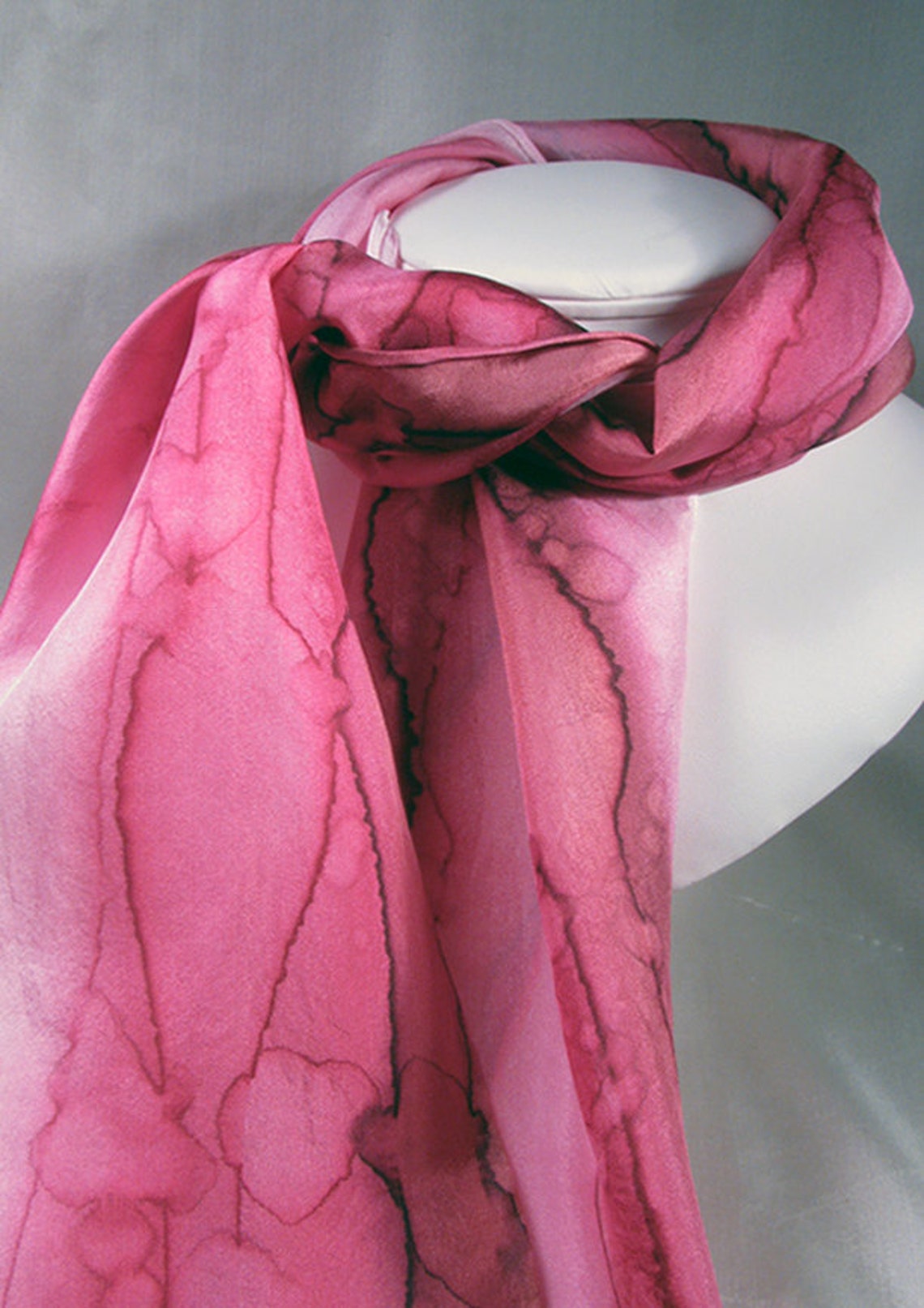 Pink Passion Silk Scarf